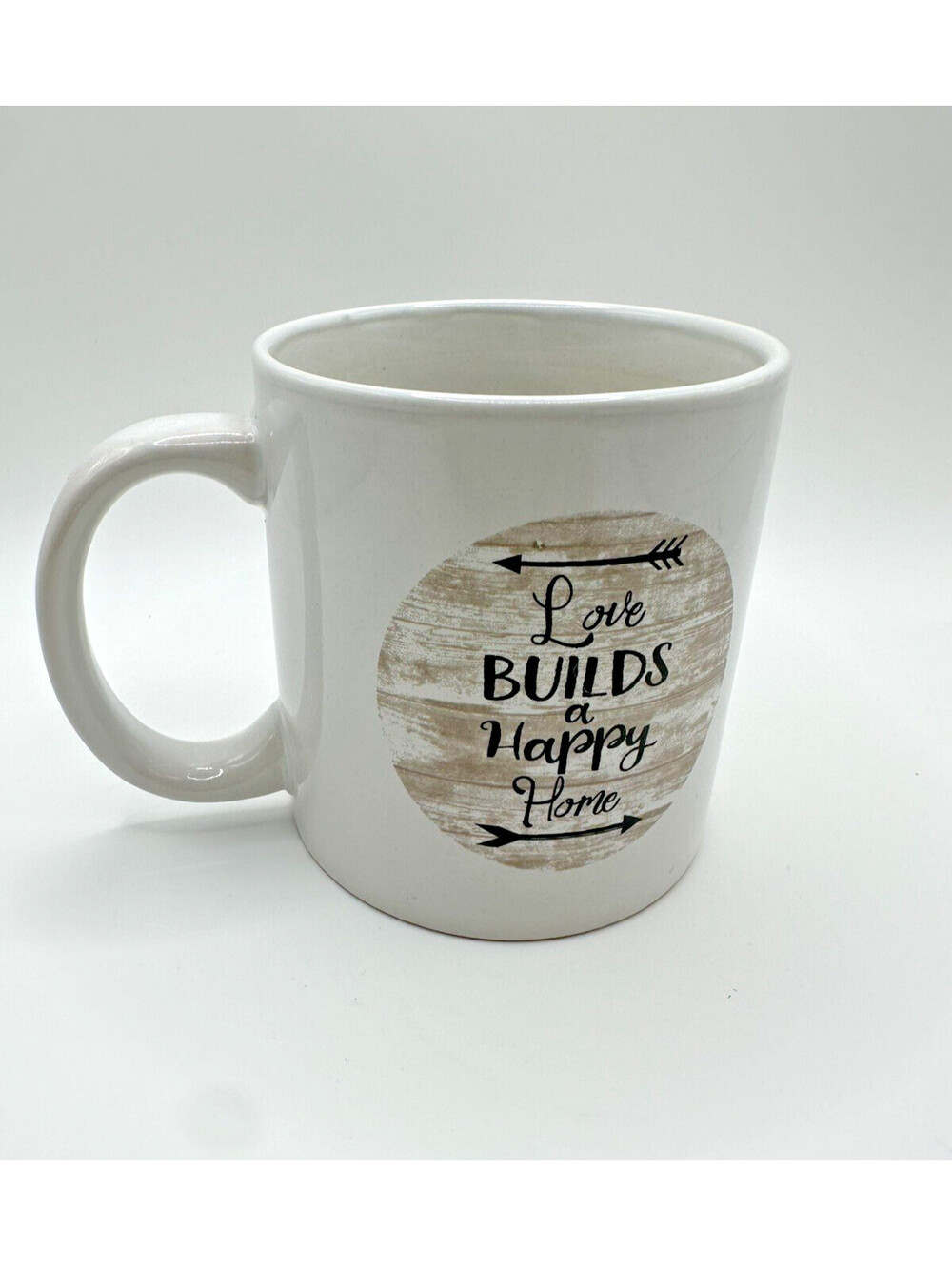 Love build a happy home coffee mug